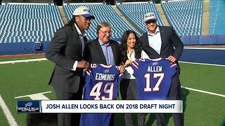 Bills quarterback Josh Allen looks back on 2018 draft night