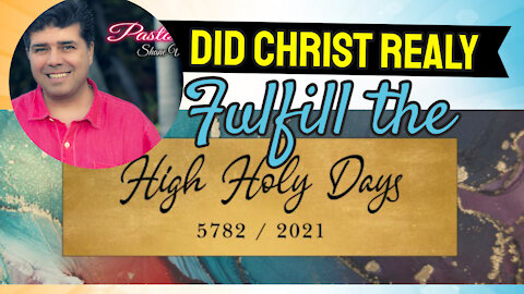 Pastor Shane Vaughn's LIVE Bible Study "Did Christ Fulfill The Holy Days"?