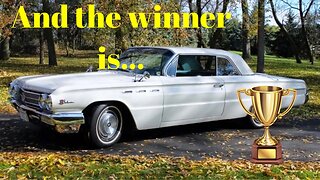 We announce the winner of the Buicks