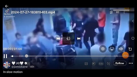 Manchester Airport security cameras footage on police man and woman attacked viilently