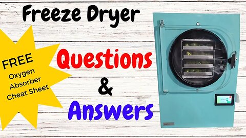 Common Freeze Drying Questions