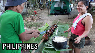 Philippines Village Family Day - How to Cook Roasted Chicken (Lechon Manok)