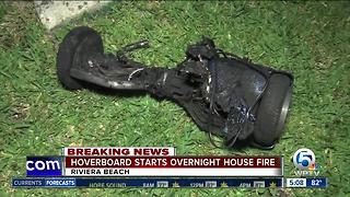 Riviera Beach family says hoverboard sparked house fire