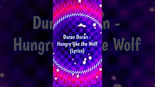 Duran Duran - Hungry like the Wolf #shorts