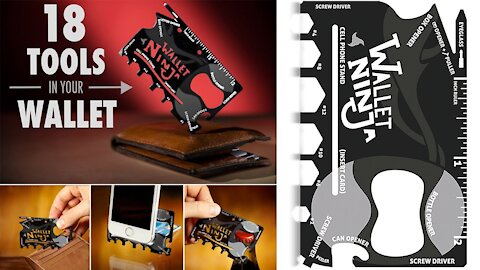 18-in-1 multi-tool the size of a credit card!