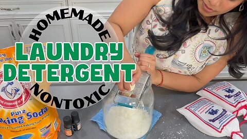 EASY Laundry Detergent (& Softener) DIY | Clean alternative w/ nontoxic chemicals 🫧🎽🩳
