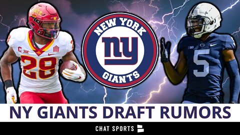 NY Giants Draft Rumors On Drafting Breece Hall To REPLACE Saquon Barkley + Jahan Dotson & Lewis Cine