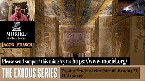 Exodus Study Series Part 40 Exodus 31 11 January