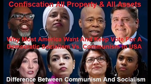 Why Most America Want And Vote For Democratic Socialism Vs. Communism in USA
