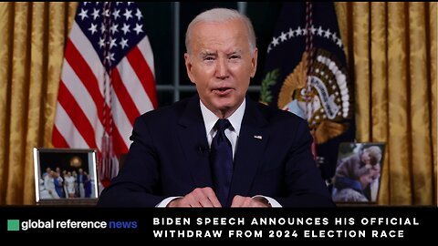President Biden makes official withdraw from 2024 presidential election race