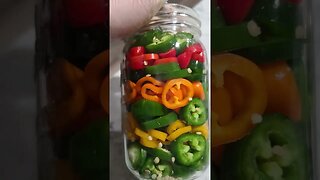 How to Make Fermented Peppers #Shorts
