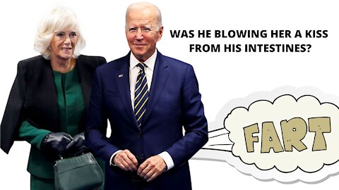 BIDEN FARTS LIKE A PACK MULE IN FRONT OF THE DUCHESS OF CORNWALL