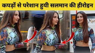Palak Tiwari Spotted Getting Uncomfortable With Clothes at Promote Kisi Ka Bhai Kisi Ki Jaan