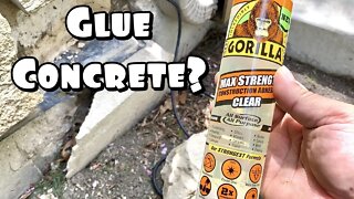Can I Glue Concrete With Gorilla Construction Adhesive?