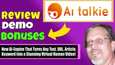 Ai Talkie Review⚡💻[LIVE] Ai Turns Url, Images, Or Text To DFY Viral Videos📲⚡FREE 10K Bonuses💲💰💸