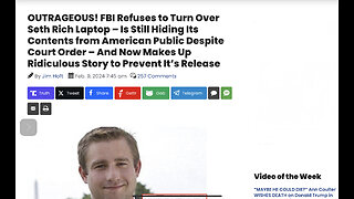OUTRAGEOUS! FBI Refuses to Turn Over Seth Rich Laptop – Is Still Hiding Its Contents from Americans