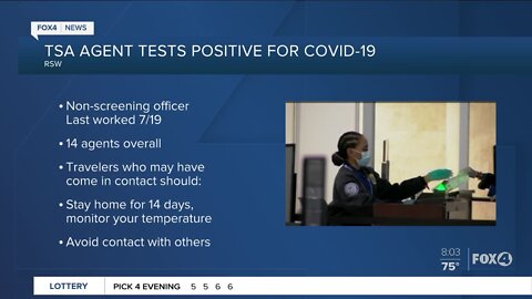 Fourteenth TSA worker to test positive COVID-19