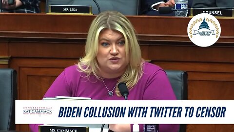Rep. Cammack BLASTS Dem Witness During Weaponization Hearing On Biden Admin Collusion With Twitter