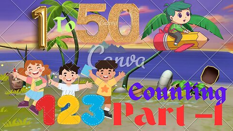 One to Fifty counting| Kids Song| ganti 1to50| Kids Fun|One to fifty numbers song