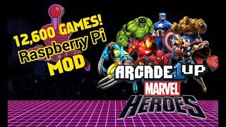 Marvel Arcade1Up Retrocade Mods (Raspberry Pi 4)