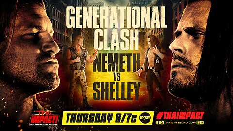 Alex Shelley vs. Nic Nemeth: Generational Clash! #TNAImpact #shorts