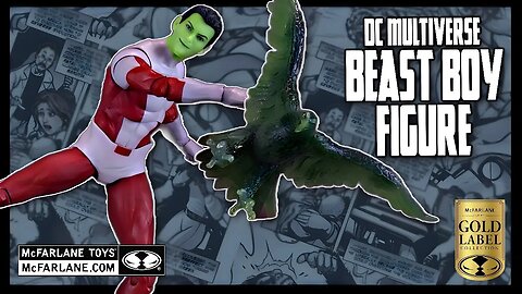 McFarlane Toys DC Multiverse Gold Label Edition Beast Boy Figure @TheReviewSpot