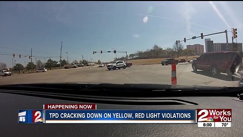 TPD cracking down on yellow and red light violations