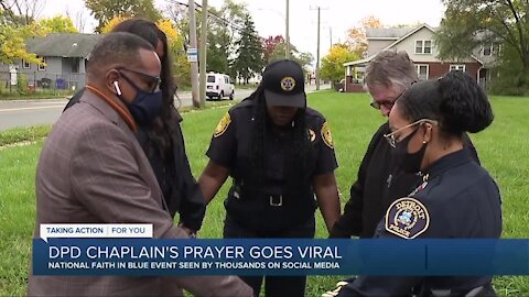 Detroit police chaplain's prayer for the city goes viral
