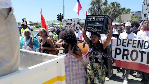 SOUTH AFRICA - Cape Town - SJC Protest Performing Art (Video) (xeW)