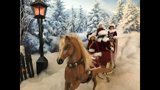 Sleigh Ride Piano Duet with Barbie and Friends