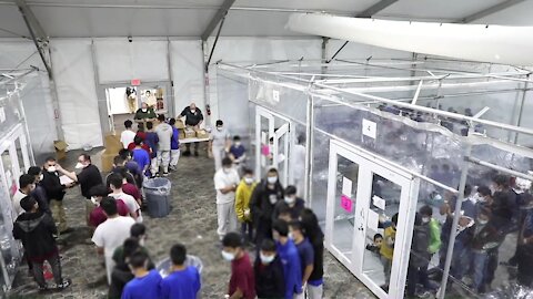 Temporary Migrant Processing Facilities in Donna, Texas; March 17