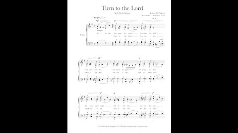 “Turn to the Lord” by Robert W. Padgett