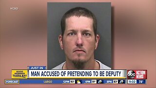 Man arrested after pretending to be cop, pulling over real deputy