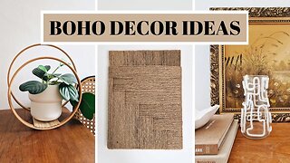 DIY BOHO HOME DECORATIONS - EASY AND QUICK IDEAS FOR BOHO-STYLE INTERIORS