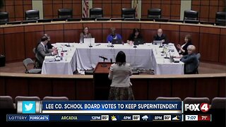 Lee County School Board votes to keep superintendent