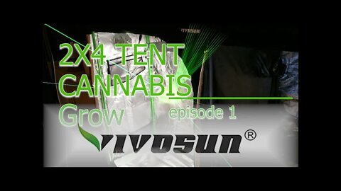 Vivosun Grow Tent 2x4 MAC1 Cannabis Grow ep. 1 🔨 #Vivosun #420 #MAC1