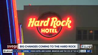 Virgin Group founder Sir Richard Branson announced Friday that Virgin will rebrand the Hard Rock hotel-casino.