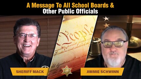 A Message To All School Boards & Other Public Officials