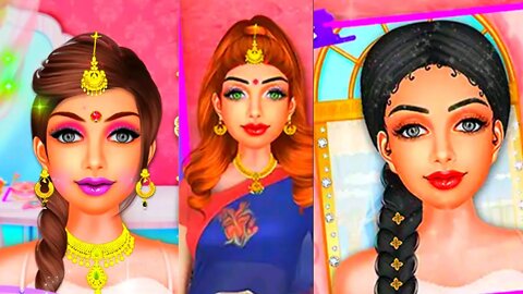 Indian wedding makeup, dressup game|game for girls|girl games|Android gameplay|new game 2022