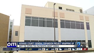Howard County General Hospital expansion project wrapping up