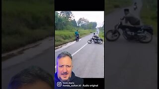 Cuido ao dar o Grau de moto