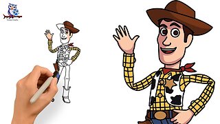 How to Draw Woody from Toy Story - Step by Step