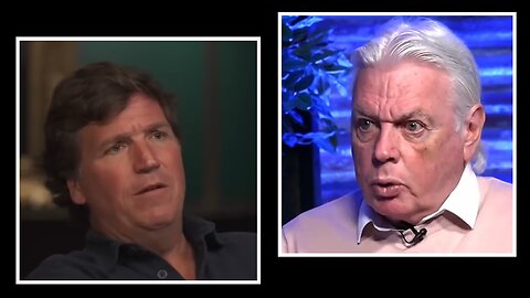 David Icke blames Tucker Carlson for hiding the truth about foreign entities on earth.