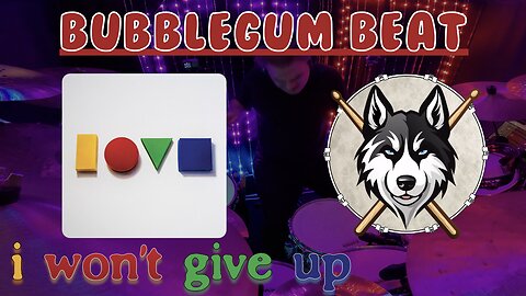88 — Jason Mraz — I Won't Give Up — HuskeyDrums | Bubblegum Beat | @First Sight | Drum Cover