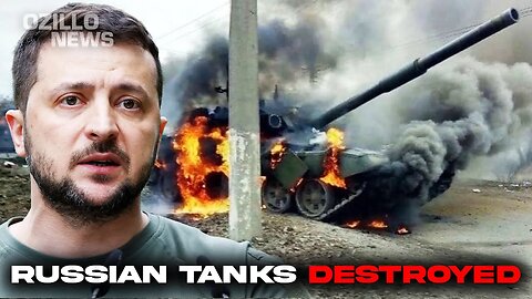 Overwhelming Superiority! Ukrainian Army destroyed Russian Tanks on the front line!