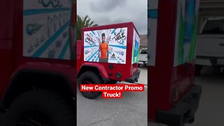 Contractor Promo Sign Truck