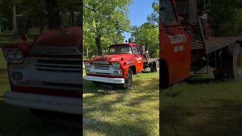 Vintage classic Chevrolet flatbed truck restoration done really well