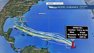 South Florida under the cone of uncertainty for Tropical Depression 13