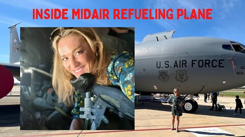 Inside Air Force Mid Air Refueling Plane Boom Pod | KC-135 Stratotanker | Andrews Air Force Base