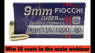1000 Rounds Fiocchi MINI FOR THE LAST 15 SEATS IN THE MAIN WEBINAR